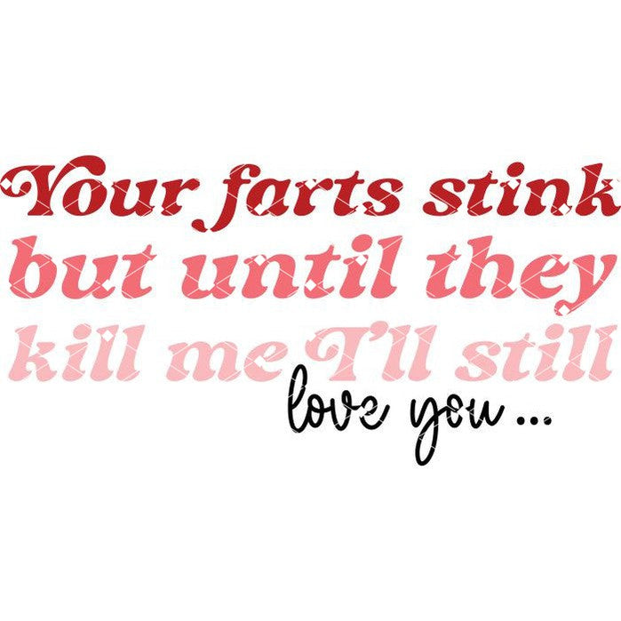 Your Farts Stink....I Still Love You