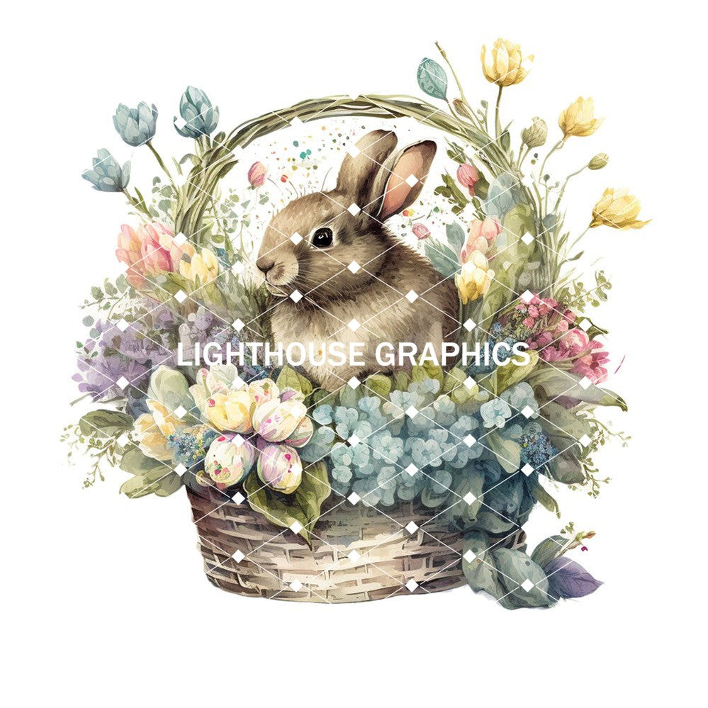 Bunny in a Basket