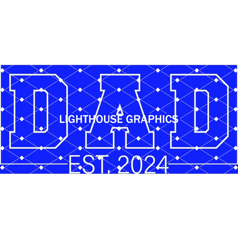 Dad Est. 2024 - White