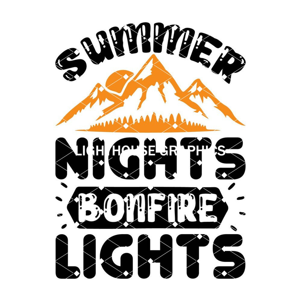 Summer Nights Bonfire Lights
