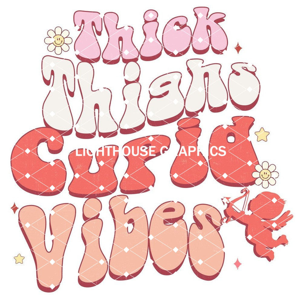 Thick Thighs Cupid Vibes