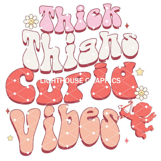 Thick Thighs Cupid Vibes