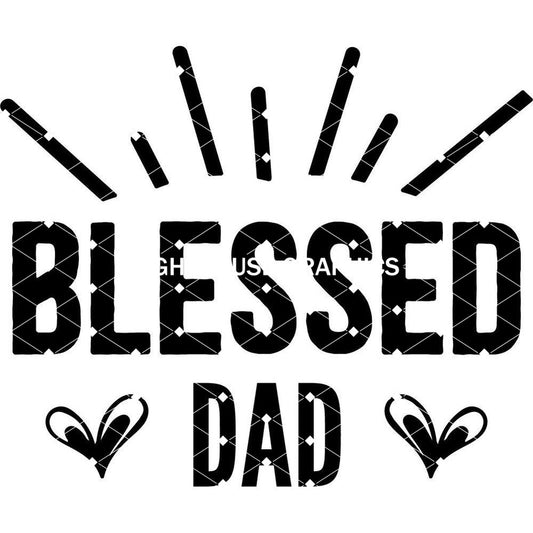 Blessed Dad - Black