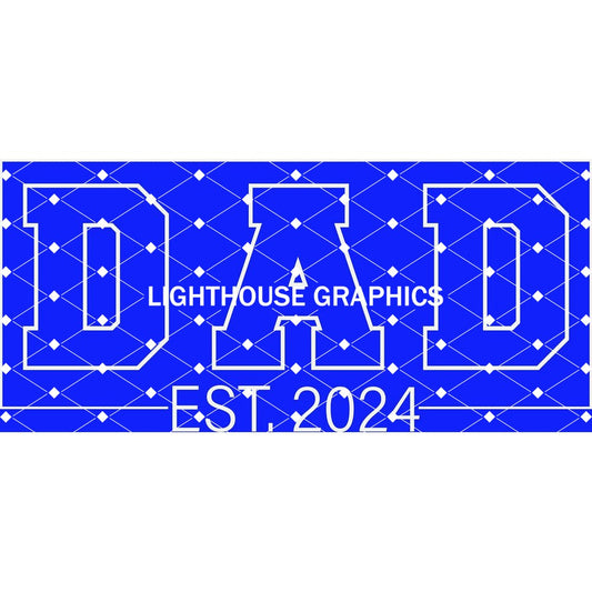 Dad Est. 2024 - White