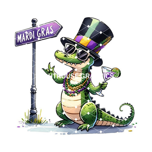 Mardi Gras Gator