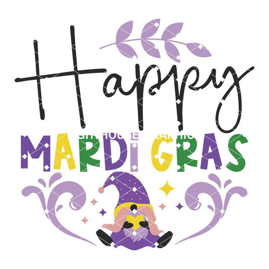 Happy Mardi Gras Gnome