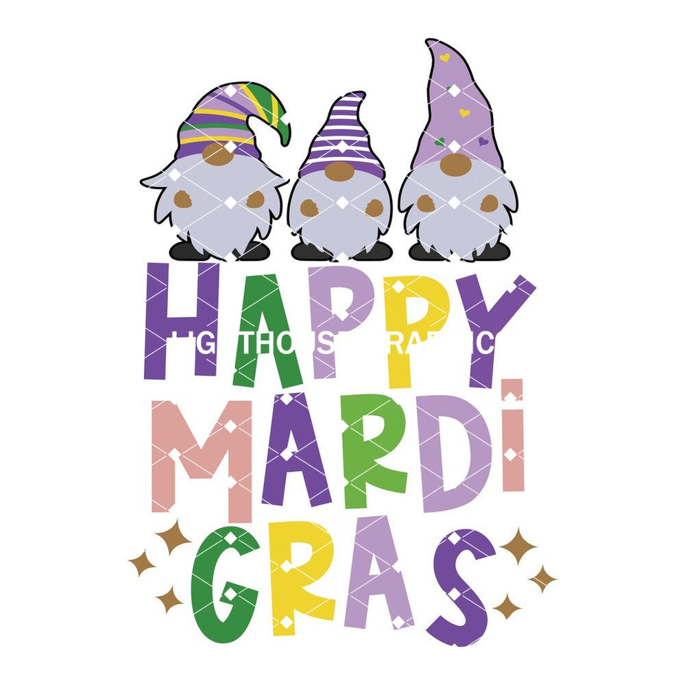 Happy Mardi Gras Gnomes