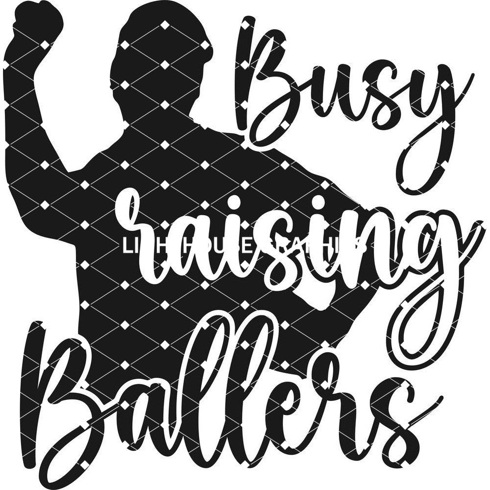 Busy Raising Ballers - Black